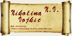 Nikolina Vojkić vizit kartica